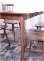 4/6& 8 Seater PVC Transparent Clear Dining Table Cloth / Cover Plastic Table Cover Protector Sheet Rectangle. 