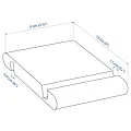 IKEA Bamboo Mobile Stand Phone Holder for Mobile and Tablet, 2 Slot Design. 