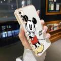 YIWESAN For vivo Y20i Case Thin Plating Side Edge Square New Design Phone Cases Cartoon Cute Mickey Pattern Silicone Casing Full Cover Camera Protection Shockproof Softcase. 