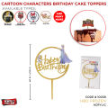 Cartoon Characters Cake Toppers For Kids Happy Birthday Party Celebration Cakes & Cupcake Decoration Avengers, Cocomelon, Baby Sharkk, Baby Boss, Jungle Theme, Disney Cartoons, Unicorn & Many More Character Topper Decor Parties Supplies. 