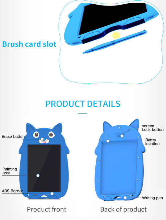 Cartoon%20Style%20High%20Quality%20Multicolor%20Display%20LCD%20Drawing%20Writing%20Tablet%20for%20Kids%20&%20Adults%20with%20Pen%20Erasable%20Colorful%20E-writer%20Digital%20Memo%20Pad-USB%20Rechargeable%20Model%20-%20Image%209