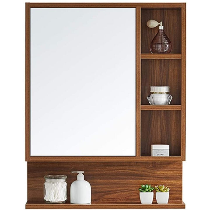 Hommey Strong and Heavy New Look Bathroom Cabinet with Mirror and Shelves (Customize)