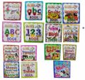 Junior Mini Learning Card Books – Pack of 10 | ABC, abc, 123, Alif Bay Pay, Vegetables, Fruits, Animals, Body Parts | Early Learning for Kids + 1 FREE Coloring Book. 