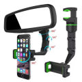 Universal Clip Mobile Phone Holder Multi-Joint Flexible Adjustment 360 Degree Rotatable Multi Scene Rearview Mirror Back Use For Multi Purpose. 