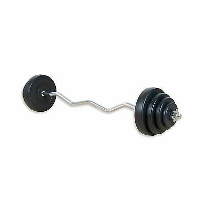 Pak Fitness Heavy-Duty Stainless Steel EZ Curl Rod Bar - Versatile Zigzag Olympic Bar for Shoulders, Biceps, Triceps, and Extended Bench Press - Ideal for Weightlifting, Bodybuilding, and Home Gym Workouts