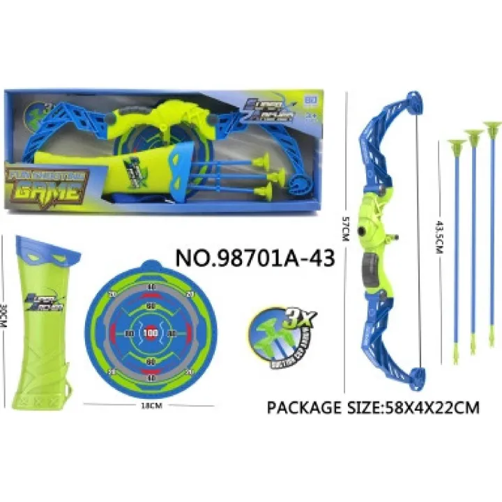 🅱️ Power Bow Archery Toy Set for Kids | Safe Suction Arrow Shooting ...