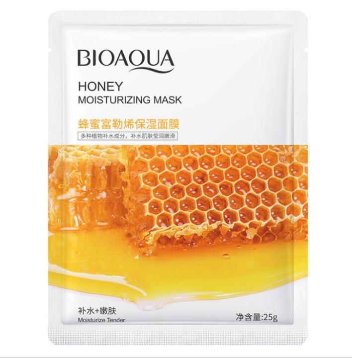 Bioaqua Honey Moisturizing Face Sheet Mask Improving Dryness Mask