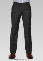 YBRAND-GRAY WINDOWPANE CHECK Dress Pant for men DP-1016. 