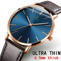 Mens Watches Top Luxury Brand Ultra thin Wrist Watch Men Watch Blue Glass Men's Watch Clock relogio masculino erkek kol saati. 