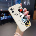 YIWESAN for OPPO Find X2 Neo Case Cartoon Cute Fashion Minnie Thin New Design Phone Case Side Square Edge Casing Pattern Silicone Softcase Full Back Cover Shockproof Protection Cases. 