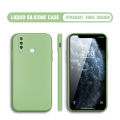 Jizetin for Vivo Y19 Case Thin Soft Luxury Square Liquid Silicone Phone Case Candy Cover. 