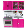 Pink Modern Kitchen Toy Set for Girls - 12 inches. 