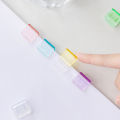 1/10/20Pcs Staples Paperclip Mini Color Paper Clip Candy Transparent Metal Documents Bookmarks File Index Page Holder Clamp Office School. 