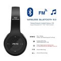 Wireless Headphones, P47 Bluetooth Foldable Headset with Microphone Support FM Radio TF for PC TV Smart Phones & Tablets (For PUBG,FREE FIRE,COD & All Other's Games). 