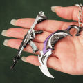 Valorant Melee Reaver 2.0 Karambit Knife M4 Peripheral Rotatable Knife Alloy Samurai Model Gift Toys Game. 