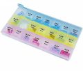 Weekly Pill Organizer, Three-Times-a-Day, Pill Case 7 Day Weekly Pill Box with Medication Reminder Pill Organizer - Morning Noon Evening Daily 21 Detachable Compartments (3x7). 