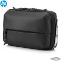 HP Tech Pouch Bag for Electronic Devices, Accessories, Reflective Details, Waterproof Fabric, Adjustable Strap, Black - 14V34AA#ABB. 