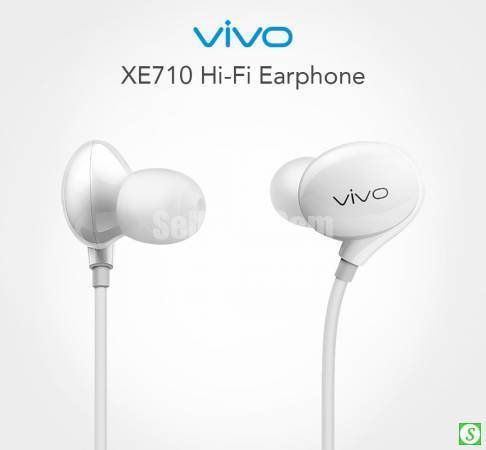 Original Universal Handfree Stereo VlVo Wired Ear Phones , Superior Bass, Noise Cancellation mic all cell phone used