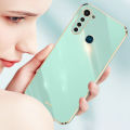 For Motorola Moto G8 Power Back Cover Luxury 6D Plating Square Frame Shiny Case Camera Lens Protection Soft Silicone Mobile Phone Cases. 