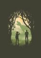 Set of 5 Last of us 2 game aesthetic a4 size vinyl sticker posters. 
