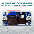 XL6009 Boost Converter DC to DC Step Up Power Module Adjustable Voltage Regulator for Arduino, LED, Battery Charging. 