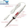 40W/60W Adjustable HI/LOW Soldering Iron with ON OFF Button Solder 220v AC. 