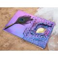 2Pcs DIY Book Cover Crystal Epoxy Resin Mold Dragon Eye Notebook Case Mirror Silicone Mold. 
