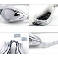 【Footprint】 Myopia Swimming Glasses Prescription -1.0~-10 Waterproof Anti Fog Swim Eyewear Silicone Diopter Diving Goggles Adults Children. 