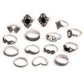 ShowCase 15 Pcs Rings set For Girls Wedding Anniversary Rings for Girls Imported High Quality Latest design 15 Pieces Rings Set for Girls and women – Fashion Jewelry. 