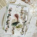 Panda Online 10PCS Encounter Corridor Series White Kraft Paper Stickers Journal Diary Scrapbooking Decoration. 