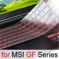 Keyboard Cover for MSI GF65 Thin GF63 GF75 Thin GF72 GF72VR GF62 GF62VR Silicone Protector Skin Case Gaming Laptop Accessory 17. 