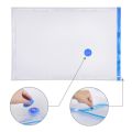 【Footprint】 Convenient Vacuum Bag Home Organizer Quilts Clothes Vacuum Storage Sack Waterproof Compression Travel Saving Space Air Bags. 