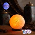 Sphere 7 Color Changing USB Himalayan Salt Lamp for Home Decoration, Night Light, Work Desk Lamp, Salt lamp bulb, Rock salt lamp, Asthma and Allergy Patients to Clean Room Atmosphere - GTO store. 