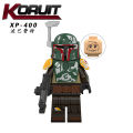8pcs/set Star Wars Building Blocks Imperial Stormtrooper Luke Skywalker Boba Fett Figures Mini Building Bricks Galactic Marines Star Model For Children Kids Gift Toys KT1052. 