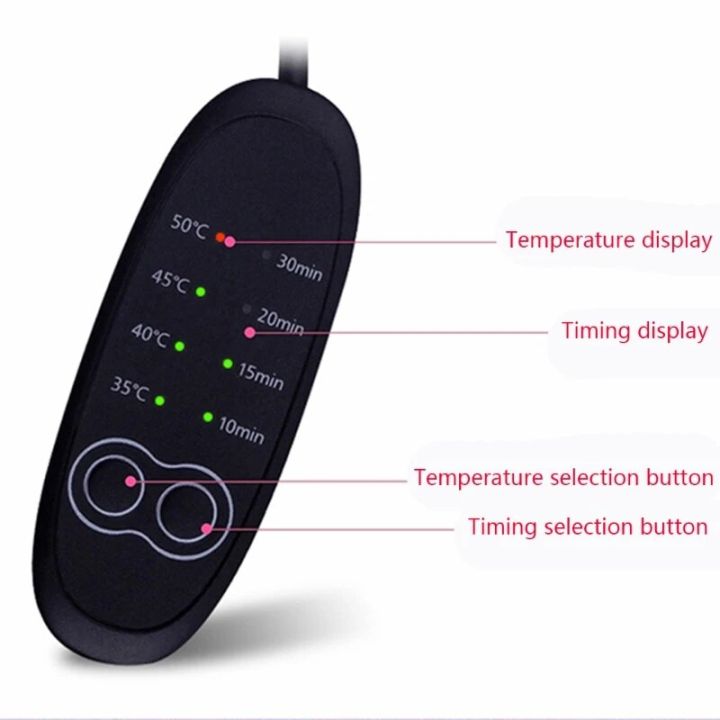 Temperature Control Heat Steam Cotton Eye Mask Dry Tired Compress USB Hot Pads Dropship