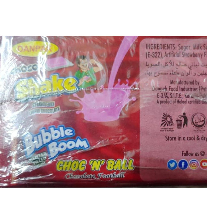 CHOCO SHAKE, STRAWBERRY LIQUID CHOCOLATE  (80 pcs)