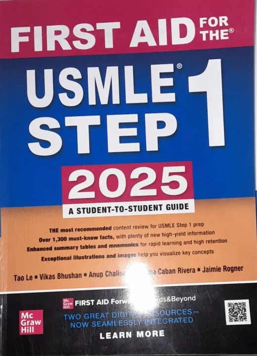 First Aid™ for the USMLE® STEP 1 Edition 2025 34th Edition [A student ...