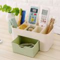 Makeup Organiser Cosmetic Storage Box Multi Functional Desktop Tidy Organiser Holder with Drawer Random Colour makeup organizer. 