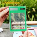 Transparent Calculator 8-digit Solar Power Calculator for Home School Office Use Transparent Display Buyers' Choice Easy-to-use 8-digit Calculator. 