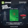 Ziewnic Diamond Series PV13000 Hybrid Solar Inverter 10.5KW | Pure Sine Wave | On/Off Grid | Brand Warranty | Ziewnic Solar Energy Official Store. 