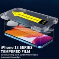 iPhone 13, 13 Pro - Full Cover 9D Screen Protector - Automatic Alignment Tempered Glass. 