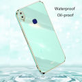 Biruiqu for VIVO V11 Back Cover Luxury 6D Plating Frame Shiny Bling Phone Pounch Soft Silicone Square Phone Case. 