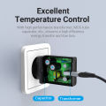 QW Fast Charging Expert Home Charger 2.4A - Adaptive Fast Charger WL-23 Dual USB Port Mobile Charger With Micro USB Cable - Universal Compatibility - 100% Original Genuine Fast Charger - Adapter Type C And Micro USB Android charger. 