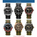 Nylon Sports Wristband For NATO Watch Strap 20mm 22mm Army Parachute Bag Nato Elastic nylon Strap Men Replace Band Bracelet Waterproof Lightweight And Breathable Strap With Tools. 