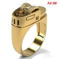 Lighter Ring for Men Women Vintage Punk Jewelry Gold/Silver Color Hip Hop Rings Jessica. 