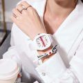 【Buy 1 Get 1 Free Fashion Vintage Square Rubber Watch Women Wristwatch Casual Fashion Unisex Watches 'HOMM. 