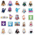 Cartoon Anime Game Fall Guys Stickers Car Laptop Luggage Phone Stationery Decal Waterproof Graffiti Sticker Toys Kids Gifts. 