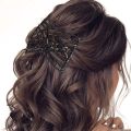 Magic Hair Combs Vintage Bead Stretchy Magic Clips Double Hair Clip Women Girls Hairpins Crystal Stretch Pearls Hair Accessories Hair Jewelry Hair Styling Decoration. 