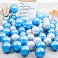 15 Silver Metallic Balloons Pack For Birthday - Anniversary Decoration - Party Decoration Chrome Balloons For Home Decoration. 
