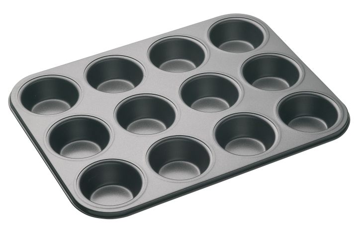 6,12%20Cupcake%20Baking%20Tray%20Non-Stick%20Masterclass%20Heavy%20Duty%206,12%20Hole%20Cupcake%20Baking%20Tray%20Tin%20Pan%20with%20Double%20Layer%20Non-Stick%20Coating%20muffin%20pan%20tray%20-%20Image%207